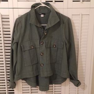 Cute army green jacket